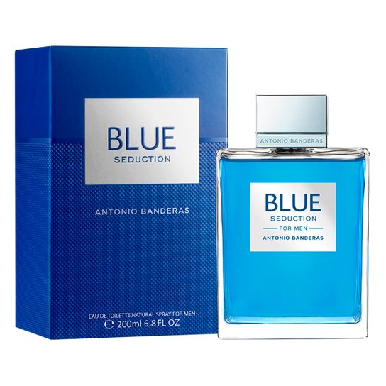 Perfume Masculino Blue Seduction Antonio Banderas Eau de Toilette 200ml - Incolor