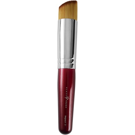 Pincel Profissional para Base Klass Vough Impact Line - Vinho+Prata