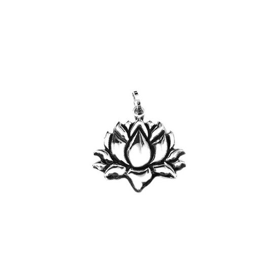 Pingente Flor de Lotus de Prata - Prata