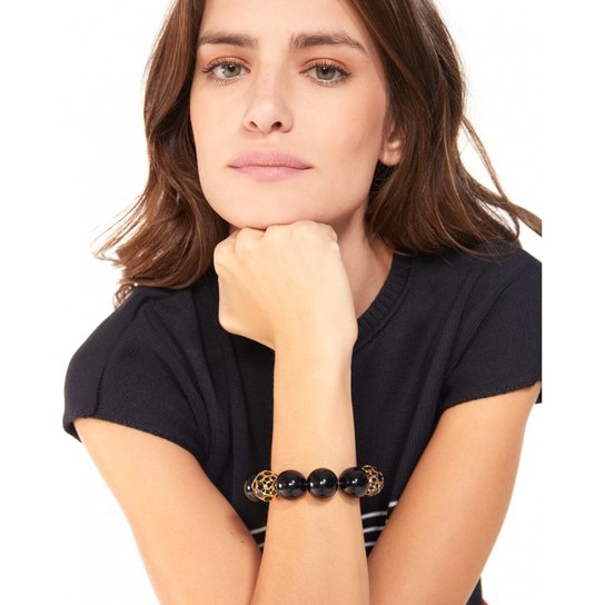 Pulseira Amaro Esferas - Preto