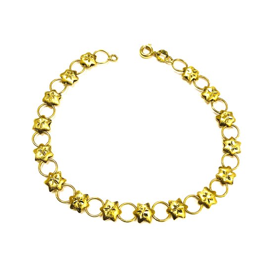 Pulseira Estrela de Ouro - Dourado