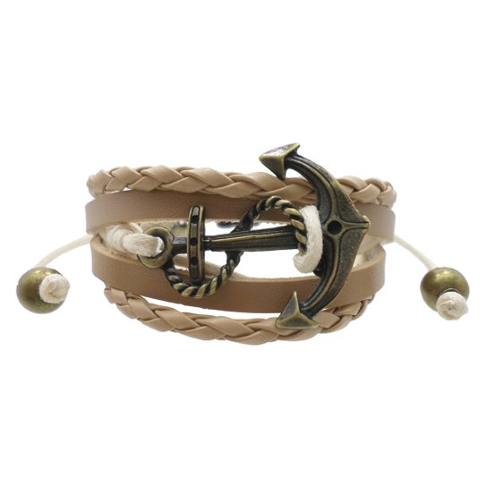 Pulseira Tuliska BC Âncora - Dourado