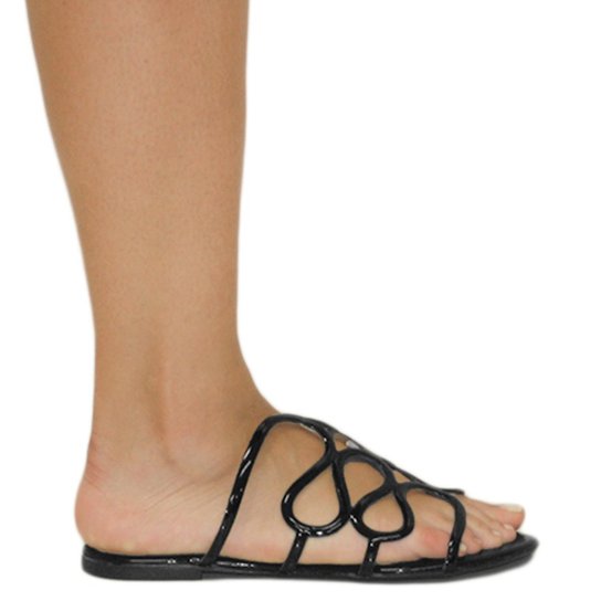 Rasteira Liszy Lola - Preto