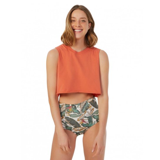 Regata Amaro Undercut Feminina - Laranja