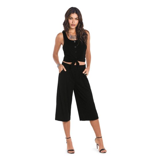 Regata Endless Neo Rib - Preto