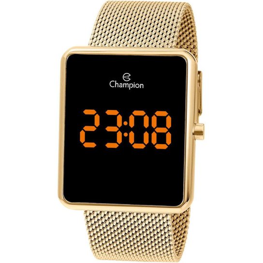 Relógio Championn Feminino Digital CH40080J - Dourado