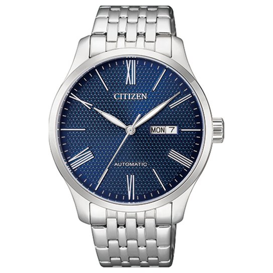 Relógio Citizen Analógico Automático TZ20804F Masculino - Prata+Azul