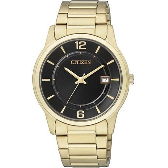 Relógio Citizen Analógico TZ28119U Feminino - Preto+Dourado