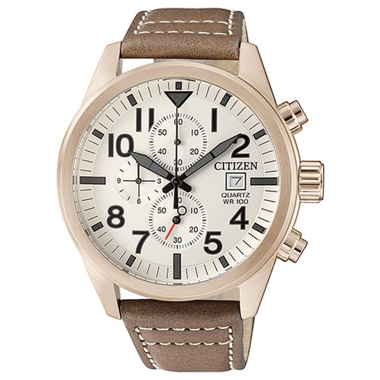 Relógio Citizen Analógico TZ31178E Masculino - Marrom