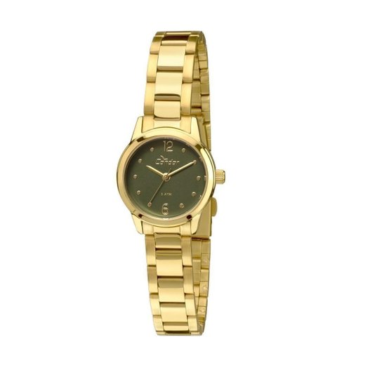 Relógio Condor Eterna Mini - Dourado+Preto