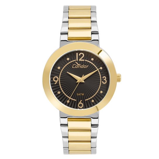 Relógio Condor Feminino Bracelete Bicolor - CO2035KVT/5P CO2035KVT/5P - Dourado
