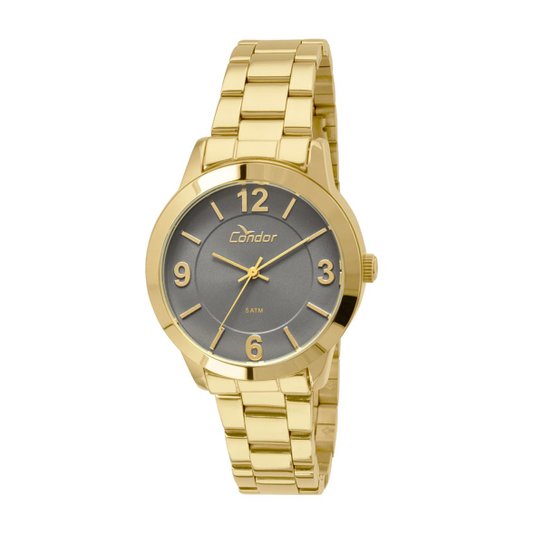 Relógio Condor Feminino Braceletes CO2035KOO/4C - CO2035KOO/4C - Dourado