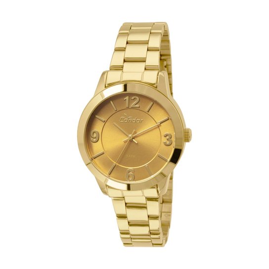 Relógio Condor Feminino Braceletes CO2035KOP/4D - Dourado CO2035KOP/4D - Dourado