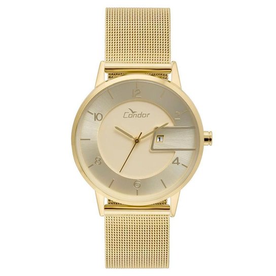 Relógio Condor Feminino Eterna Bracelete - COGL10BP/K4D COGL10BP/K4D - Dourado