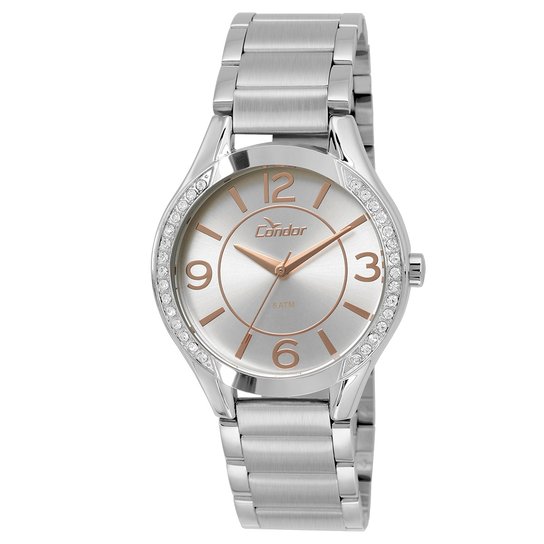 Relógio Condor Feminino - Prata