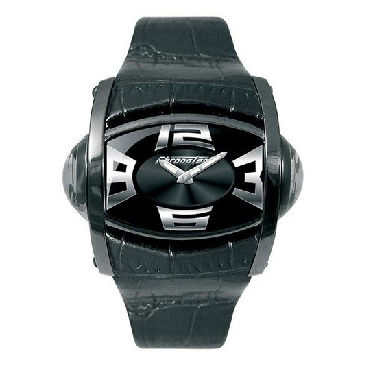 Relógio De Pulso Chronotech 3D - Aço - Prata+Chumbo