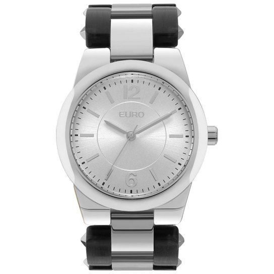 Relógio Euro Feminino Acetato Hit Bicolor - EU2035YLY/3K EU2035YLY/3K - Preto