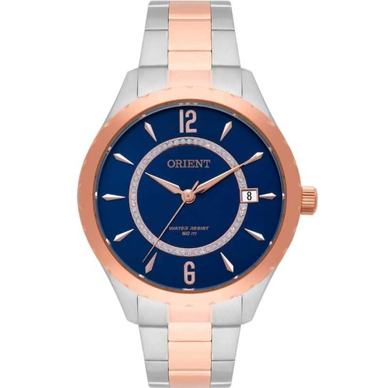 Relógio Feminino Orient Swarovski Ftss1118d2sr - Prata