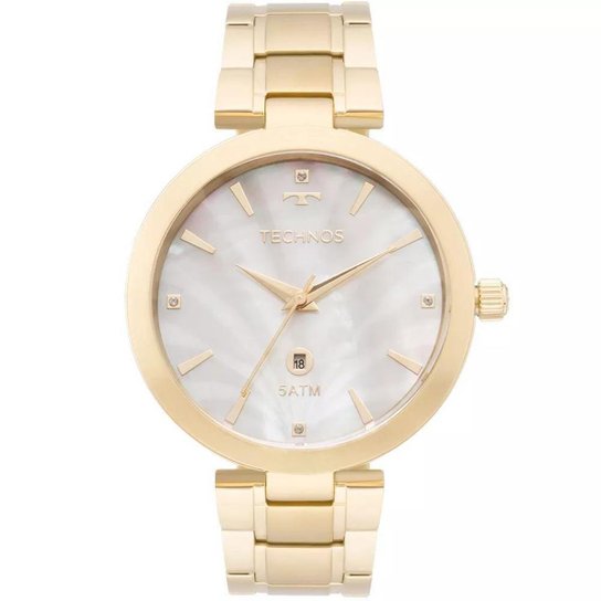 Relógio Feminino Technos GL10ID/4B Aço - Dourado