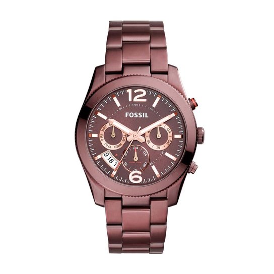 Relógio Fossil Feminino Perfect Boyfriend - ES4110/4TN ES4110/4TN - Vinho