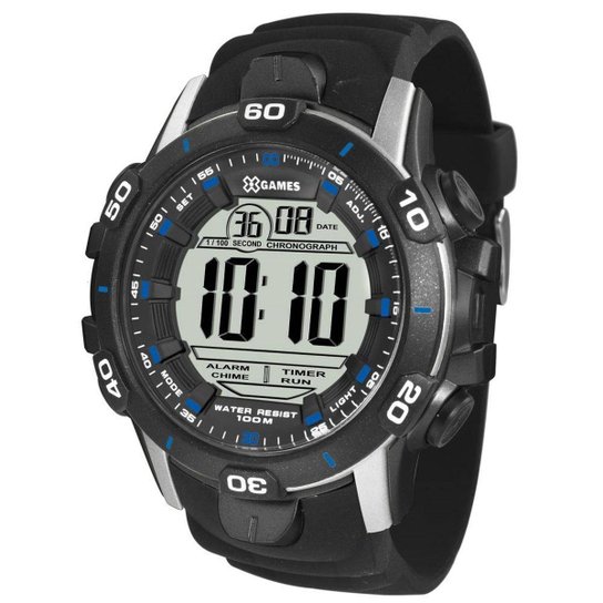 Relógio Masculino X-Games Digital Xmppd457 Bxpx - Preto