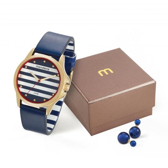 Relógio Mondaine 76687lpmvdh2ky Feminino - Azul