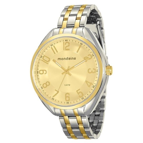 Relógio Mondaine Feminino - Prata+Dourado