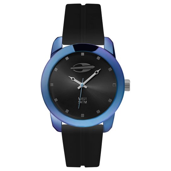 Relógio Mormaii Analógico MO2035HF-8K Feminino - Preto+Azul
