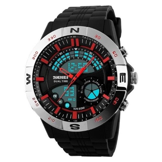 Relógio Skmei Anadigi 1110 - Vermelho