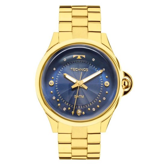 Relógio Technos Crystal Feminino - Dourado