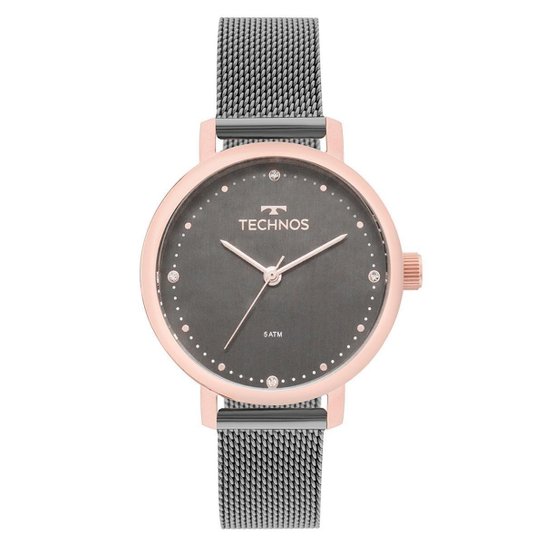 Relógio Technos Feminino Trend Bicolor - 2035MMO/5C 2035MMO/5C - Grafite