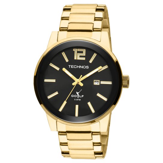 Relógio Technos Masculino Golf 2115TT4P - Dourado