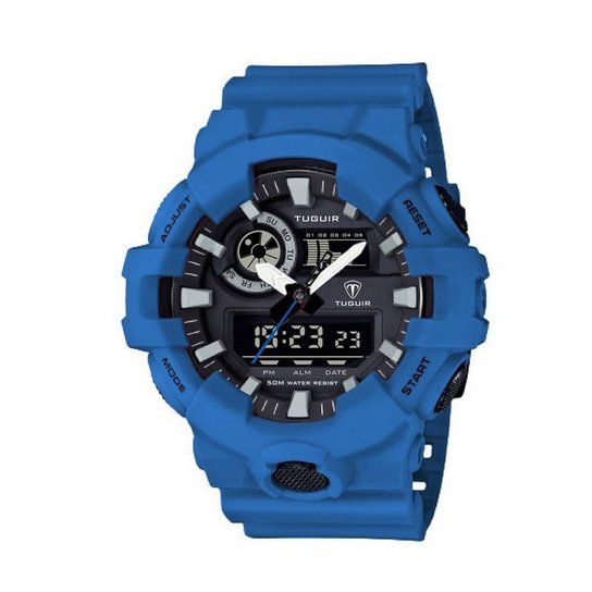 Relógio Tuguir Anadigi TG6019 - Azul