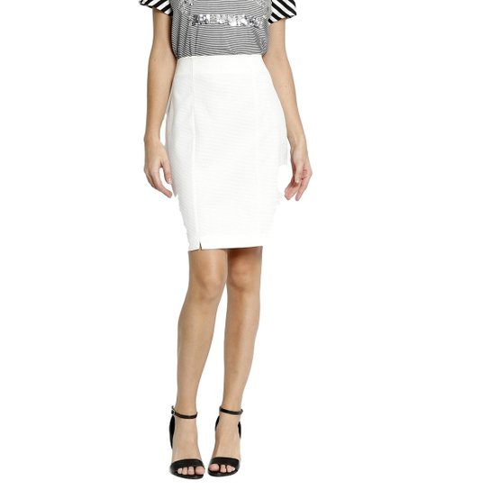 Saia Lápis Moché - Off White