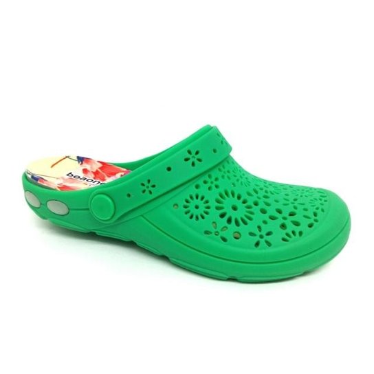 Sandalia Boa Onda Nellie Babucha Feminina - Verde