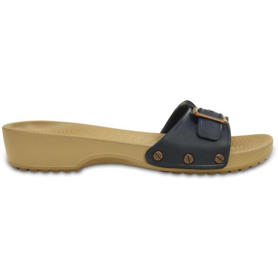Sandália Crocs Sarah Sandal Feminina - Marinho+Bege