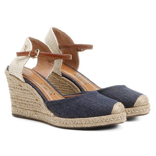 Sandália Espadrille Santa Lolla Jeans - Jeans
