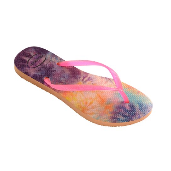 Sandália Havaianas Tie Dye - Salmão
