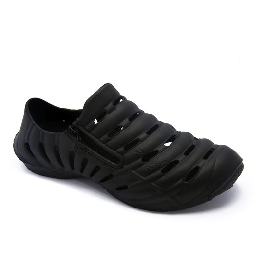 Sandália King Zíper 1005 - Preto