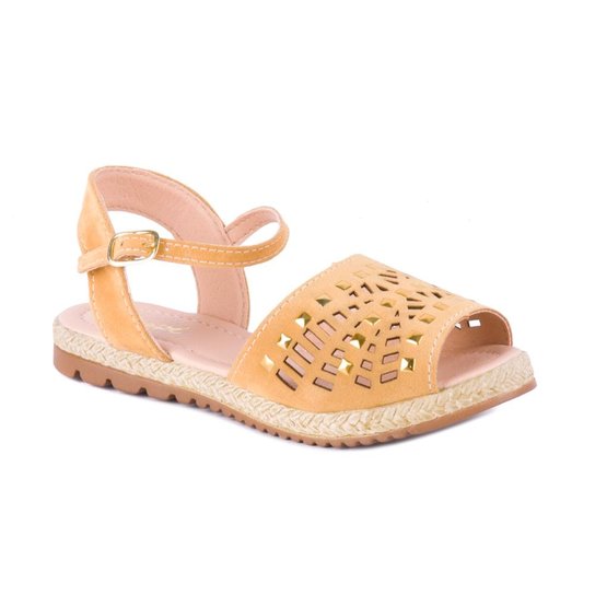 Sandália Klassipé Espadrille Folk - Caramelo