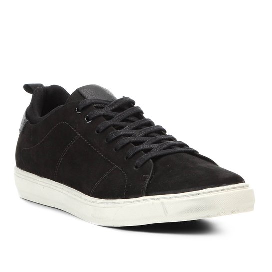 Sapatênis Shoestock Stoned Selaria Lona Masculino - Preto