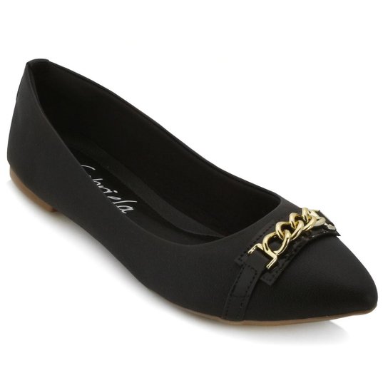 Sapatilha Gabriela Pastore Feminino - Preto