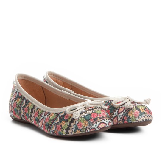 Sapatilha Infantil Shoestock Tecido Feminina - Rosa