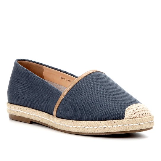 Sapatilha Shoestock Espadrille Corda Feminina - Azul