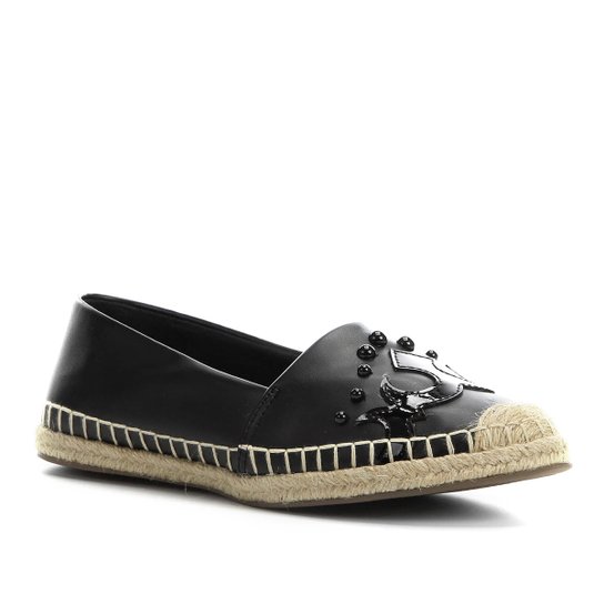 Sapatilha Shoestock Espadrille Western Feminina - Preto