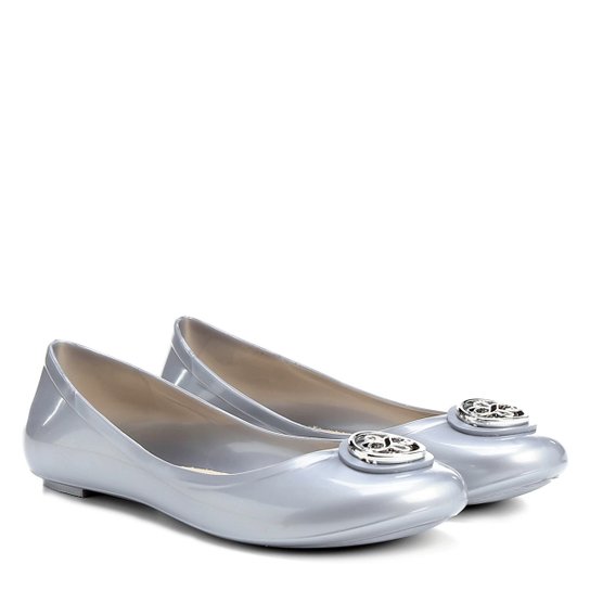 Sapatilha Shoestock Injetada Medalha Infantil - Prata