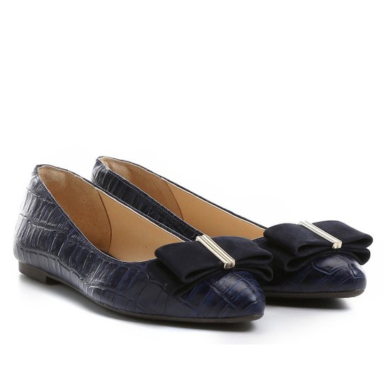 Sapatilha Shoestock Laço - Marinho