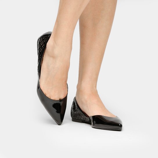 Sapatilha Shoestock Laser LGT - Preto