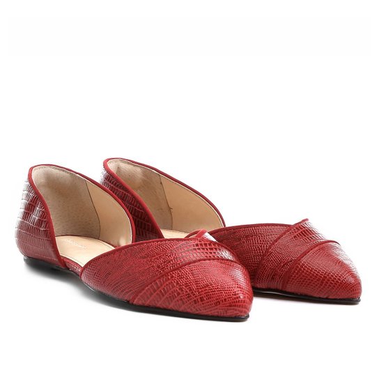 Sapatilha Shoestock Lizard - Vermelho