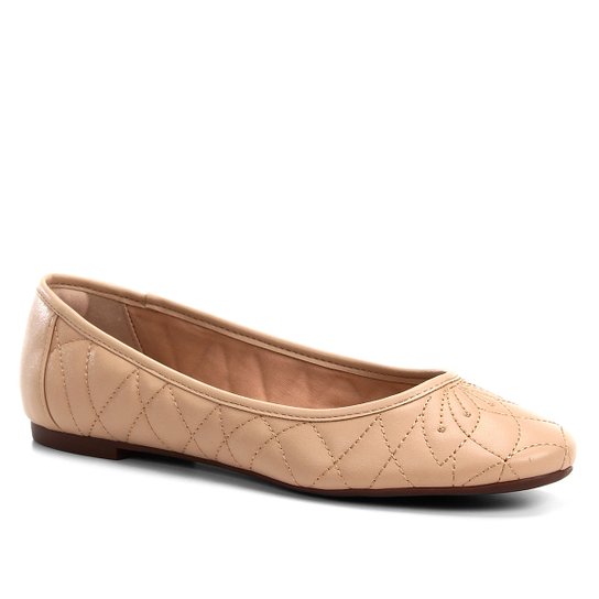 Sapatilha Shoestock Matelassê Feminina - Nude